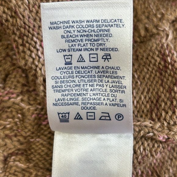 Lands’ End Drifter 100% Cotton Knit Sweater XL - Picture 8 of 8